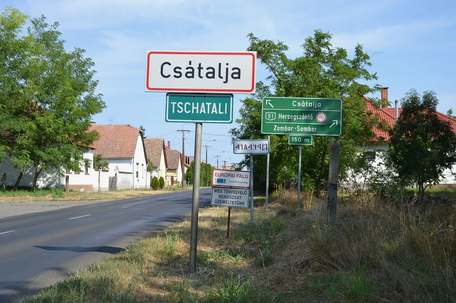 Csátalja – településkép
